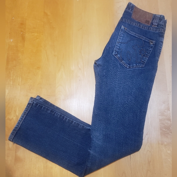 DC Slim Fit Dark Wash Button Up Jeans Size 26 - Picture 3 of 10